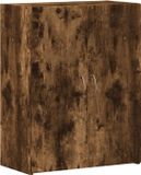 vidaXL Archiefkast - 60x32x77,5 cm - Bewerkt Hout - Gerookt Eikenkleurig