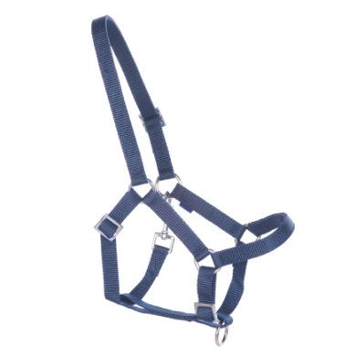 Helga Kreft Halster voor tuinpaarden, blauw