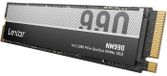 Lexar Interne SSD NVMe NM990, 1 TB, M.2 2280, PCIe Gen 5x4, Leessnelheid 14000 MB/s, Thermal Defender