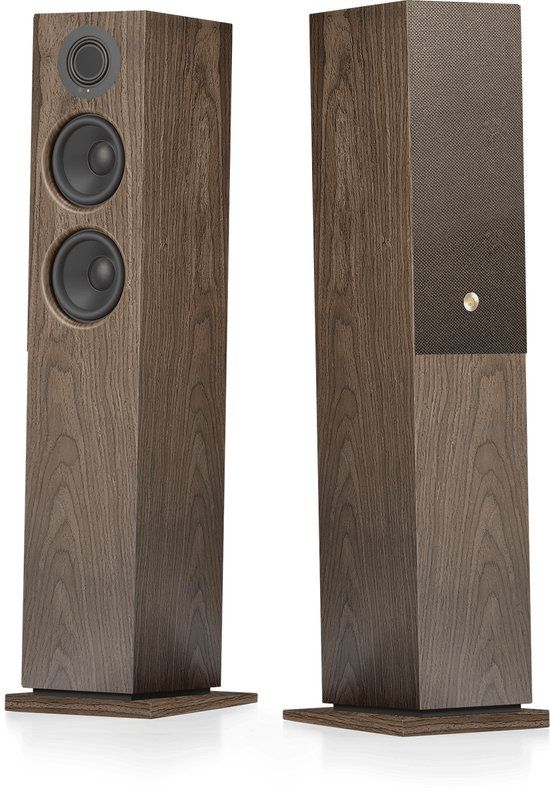 Audio Pro A48 W Smart Multiroom Actieve Vloerstaande Luidsprekers - Walnoot