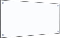 vidaXL - Spatscherm voor de keuken - 80x40 cm - Gehard glas - Transparant