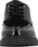 Rieker Softlack-leren derbyschoenen Zwart Maat 37