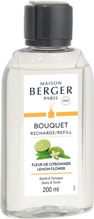 Lampe Berger Maison Paris - Fleur de Citronnier - Navulling voor geurstokjes 200 ml