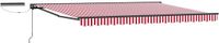 vidaXL Parasol électrique solaire 5 x 3,5 m Rouge