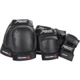 Tempish - Rimz - Skatebescherming - 3-pack - Volwassenen - Zwart - Complete Beschermset voor Skaten - Maat M