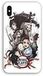 Beschermhoes Demon Slayer Beschermhoes voor iPhone XR, Manga, wit
