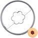 Orion Emporte-pièce en acier inoxydable forme fleur 4,5 cm