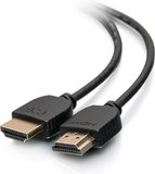 C2G 0.9m Flexible High Speed HDMI Cable with Low Profile Connectors