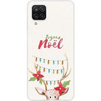 Samsung Beschermende siliconen case compatibel met Samsung Galaxy M22, Samsung Galaxy M32 lichtgevend rendier