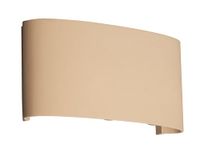 Wandlamp FISCHER & HONSEL Wandlamp buitenlamp, Berlijn | zandkleurig| L: 17 cm, B: 8 cm, diepte: 5 cm | 6x LED 0,5W 3000 K | 420 lm