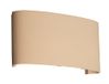Wandlamp FISCHER & HONSEL Wandlamp buitenlamp, Berlijn | zandkleurig| L: 17 cm, B: 8 cm, diepte: 5 cm | 6x LED 0,5W 3000 K | 420 lm