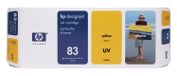 HP Cartouche d'encre jaune UV 83 (680 ml) pour HP Designjet 5000, 5500