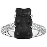 Thomas Sabo - TR2478-052-11-52 - Ring - 925 zilver - Dames - Goldbär zwart - Ringmaat 52