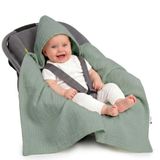Medi Partners Babywikkeldeken 100% katoen voor de zomer 85x85cm (Olijf)