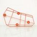 Twin Air Support cage filtre à air pour moto Husqvarna 400 TE 2001-2002 Orange