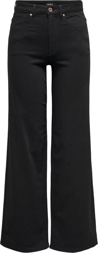 ONLY ONLMADISON BLUSH HW WIDE DNM SOO796 Black Denim Women's Jeans - W25 X L34