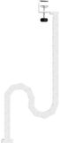 SpeaKa Professional SP-14922188 Kabelslang ABS, Steen Wit flexibel (l x b x h) 1346 x 73 x 120 mm 1 stuk(s)