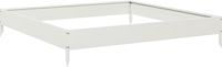 vidaXL Plantenbak verhoogd 100x100x18,5 cm staal wit
