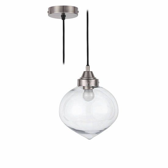 Loberon Hanglamp Lunariello helder/zilverkleurig