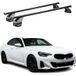 Omac Barres De Toit Transversales En Acier Pour Bmw Série 4 G26 Gran Coupé 2020-2026 – Antivol Inclus – Testées City Crash – Din 75302:2019 – Iso/pas 11154:2006 – Charge Max 75 Kg Noir