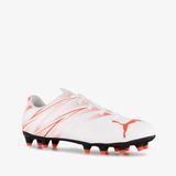 Puma Attacanto FG kinder voetbalschoenen wit rood - Maat 32