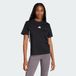 adidas dames Essentials 3-Stripes Cotton Shirt, Noir/Blanc, M