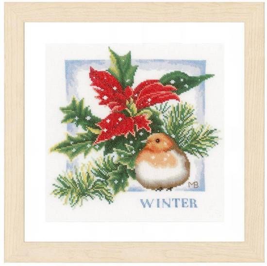 Lanarte borduurpakket PN0162305 marjolein bastin, vier seizoenen, winter