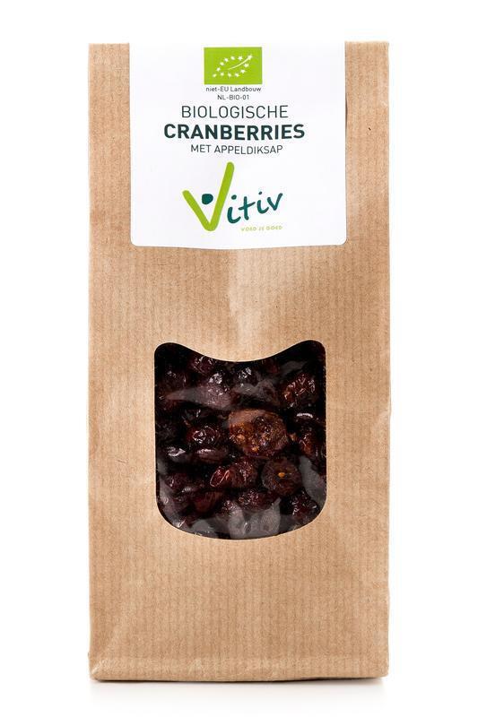 Vitiv Cranberries appeldiksap 250g