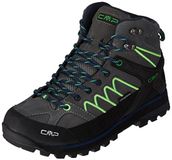CMP Moon Mid Trekking WP Walking Shoe - Men's - Grey/Verde/Neon