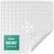 Strex Anti-Slip Shower Mat - 53x53CM - White - PVC - Suction Cups - Bathroom Mat