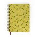 Paperclip Bureau Agenda White Flowers Pattern 2027