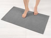 Hammetex 100% katoenen antislip badmat, 51x86 cm, lichtgrijs