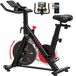 SPORTNOW Exercise Bike - Stahl - 100L x 50B x 110H cm - Schwarz