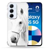 Versterkte Samsung Galaxy A55 5G Animal Paard Crystal Versterkte hoes