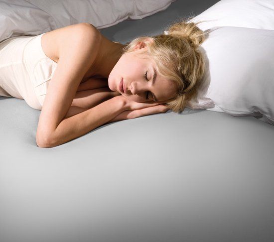 Bella Donna Jersey Hoeslaken - 180x200 cm - mistgrijs