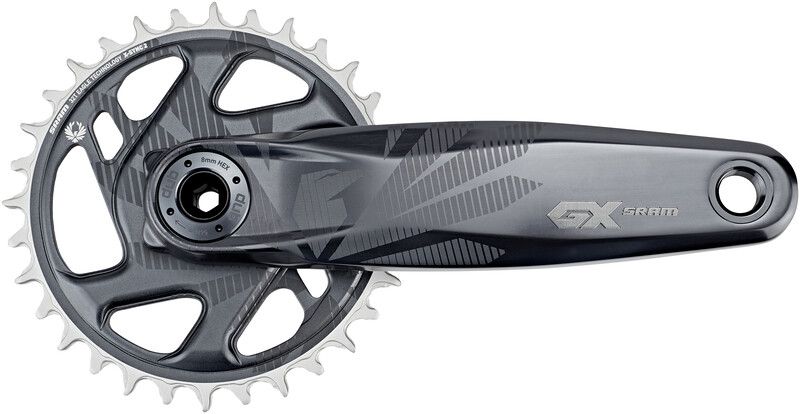 SRAM GX Eagle SuperBoost+ DUB Crankset - 12-speed - 32T - Grey