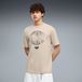 PUMA PUMATECH T-shirt graphique décontracté pour hommes XXL, Silver Fog Beige