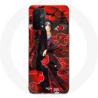 Maniacase Etui Oppo A54 5G Demon Slayer Kimetsu no Yaiba Itachi Uchiha front rood