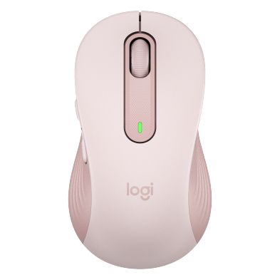 Logitech Signature M650 - Draadloze muis - Bluetooth - Roze - Rechtshandig