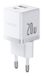 Baseus Palm Universeel Wit AC 20W Snellader Binnen