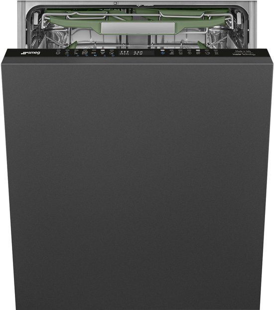 Smeg STL7324AQL Vaatwasser Volledig Ingebouwd 14 Couverts Zwart