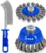 Shenzhen Haorui Industrial Technology Co., Ltd. Jeu de brosses métalliques 3 pièces