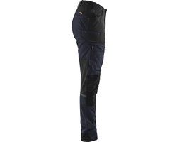 Blåkläder Servicewerkbroek met stretch voor dames 7166-1845 - Donker marineblauw/Zwart - C40