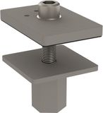 MAUL Adapterset voor bureau-opbouw voor LED lamp MAUL javal/juvis, Metaal, Zilver