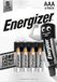 Energizer Everyday LR03 AAA Alkaline Batterijen 4 Stuks