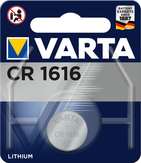 Varta CR1616 - Lithium Batterij - 3V - 55mAh - 1 Stuk