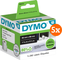 DYMO LabelWriter Adres Etiket 36x89mm 5-pack