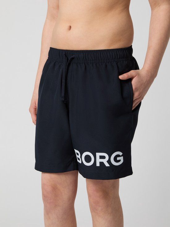 Bjorn borg Björn Borg Borg Swim Shorts Jongens Zwemshort Kinderen - Recycled Polyester - Donkerblauw - Maat 134-140