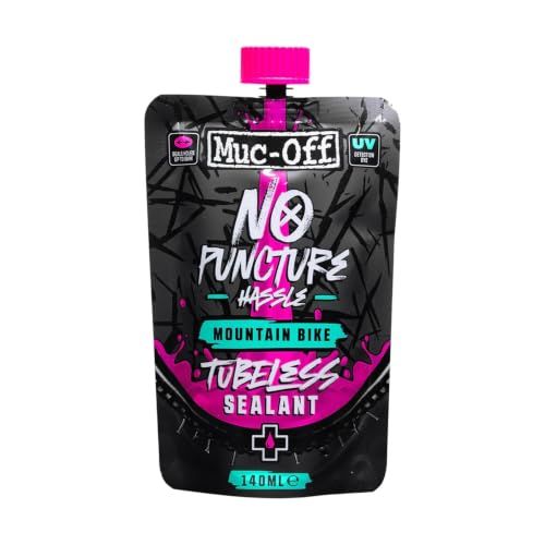 Muc Off Unisex No Puncture Hassle Tubeless Sealant Bandenafdichtmiddel zonder lekslang, 140 ml