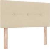 vidaXL Hoofdbord Crème Stof 100 cm